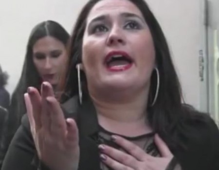 Anabel a la Virgen de los Dolores Entierro | 2014