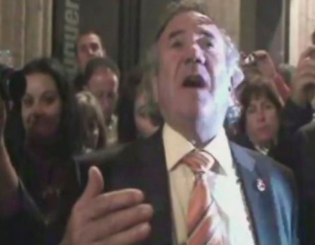 Rafael López en el encierro a la Soledad Iglesia de Santiago | 2010