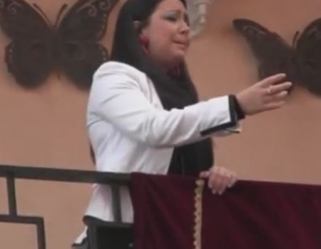 María Canet al Cristo de la Misericordia Los Ángeles | 2013