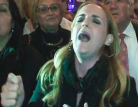 Rocío Zamora a Ntra Sra de los Dolores por seguiriya a su recogida | 2015