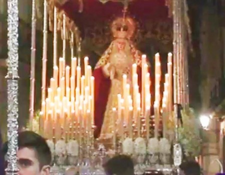 El Niño de las Cuevas a la Virgen de los Desamparados por Carceleras | 2016