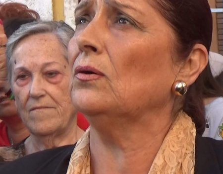 Antonia López al Cristo del Mar saeta por carceleras | 2017