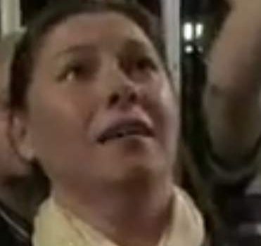 Montse Pérez a Ntra. Sra. de los Dolores en la recogida | 2017