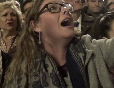 Montse Pérez, saeta por seguiriya  y debla la recogida de la Soledad | 2018