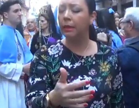 María Canet a Ntra  Sra  del Primer Dolor, saeta por seguirilla y debla | 2019