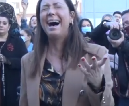 María Canet, saeta por seguiriya y debla al Cristo de la Paz | 2022